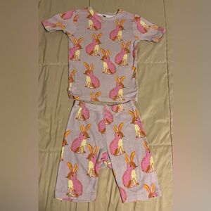 Tea Collection In Your Dreams Pajama Set in the Monet's Bunnies print